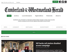 Tablet Screenshot of cwherald.com